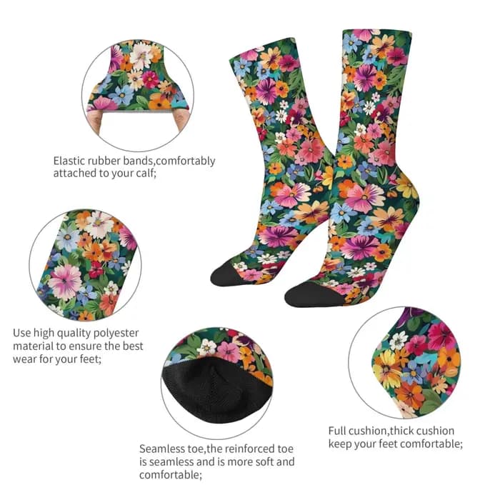 Chaussettes colorées pour hommes