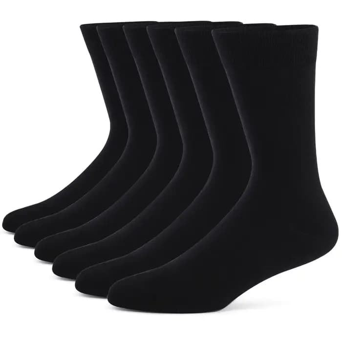 5 paires de chaussettes pour hommes ensemble surdimensionné Simple affaires sport polyvalent mi