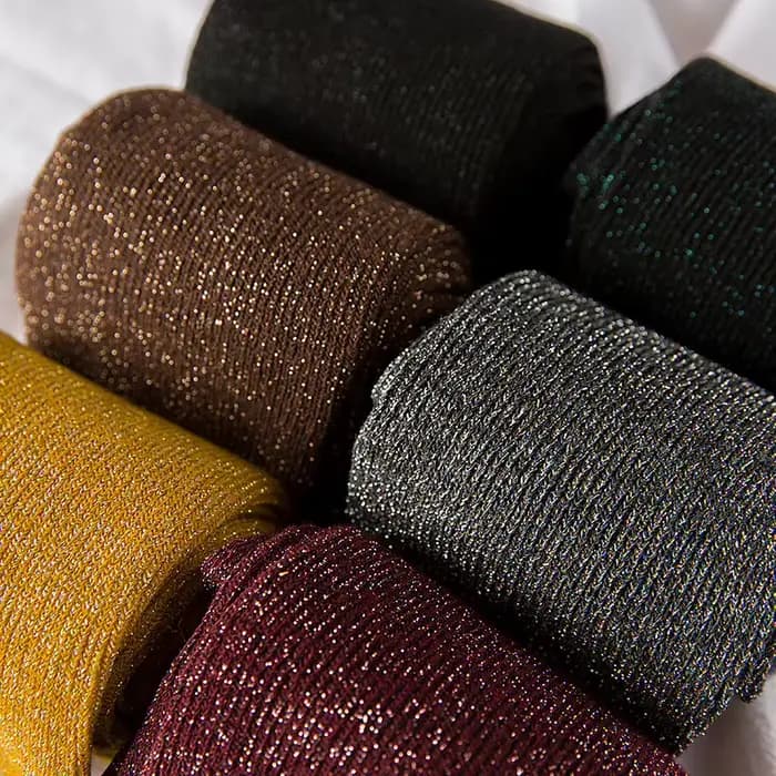 Chaussettes scintillantes pour femmes
