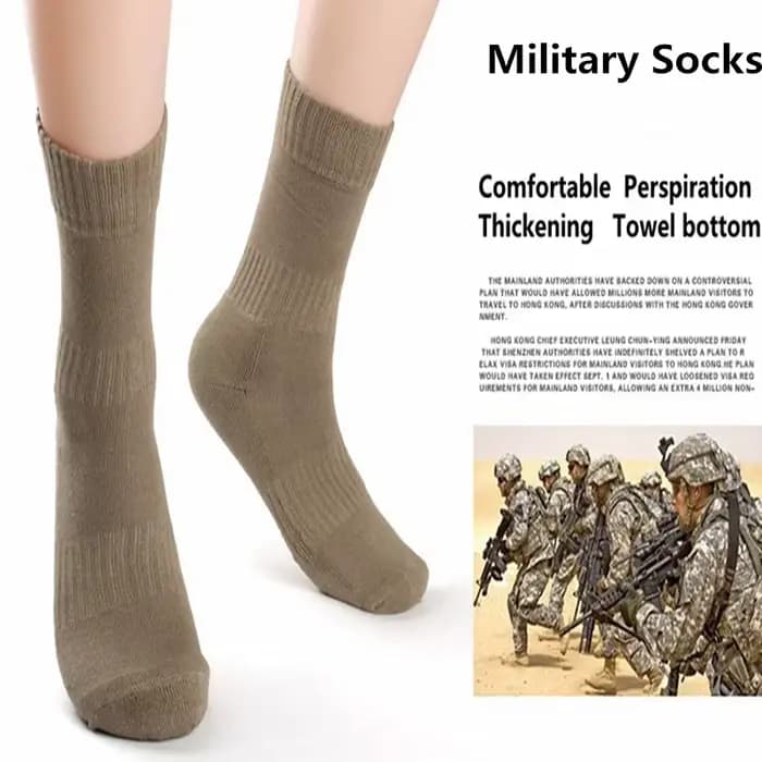 5 paires de chaussettes de Sport nordique militaires heureuses pour hommes