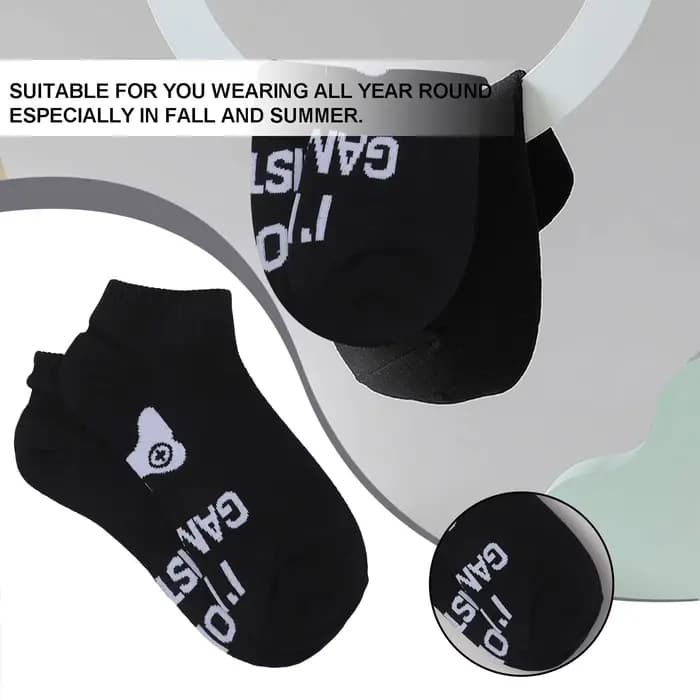 Chaussettes fantaisie unisexes, ne pas déranger, je suis de jeu, chaussettes imprimées avec lettres amusantes, nouveau