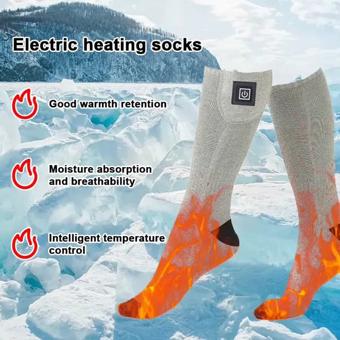 Chaussettes chauffantes d'hiver