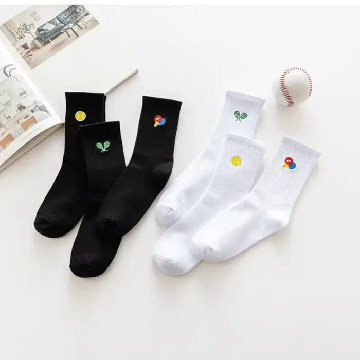 Bas de sport en coton Harajuku pour hommes et femmes