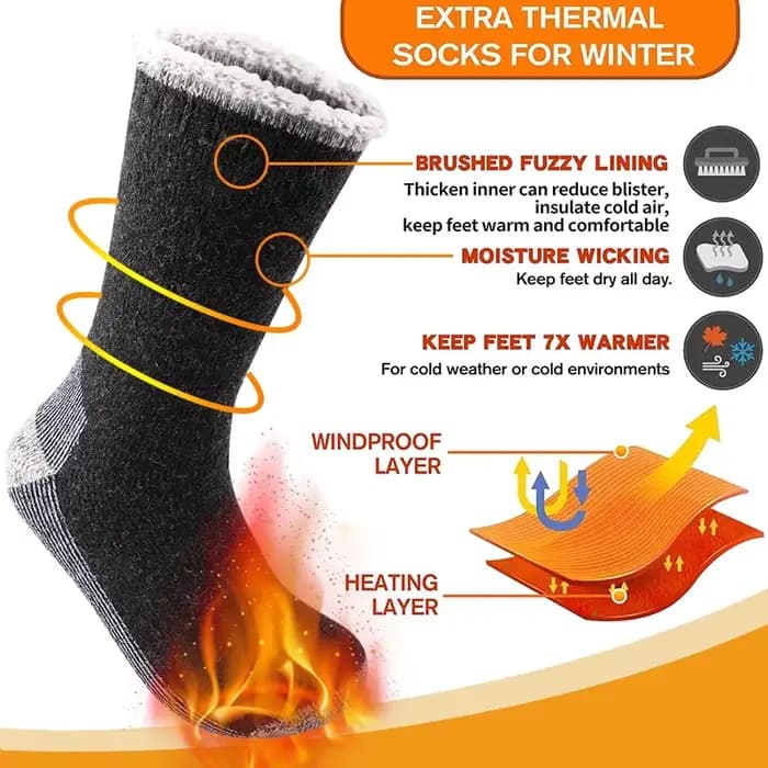 3 paires de chaussettes de sport de plein air épaisses de haute qualité pour hommes et femmes