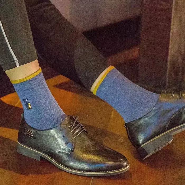 Chaussettes longues décontractées d'affaires pour hommes