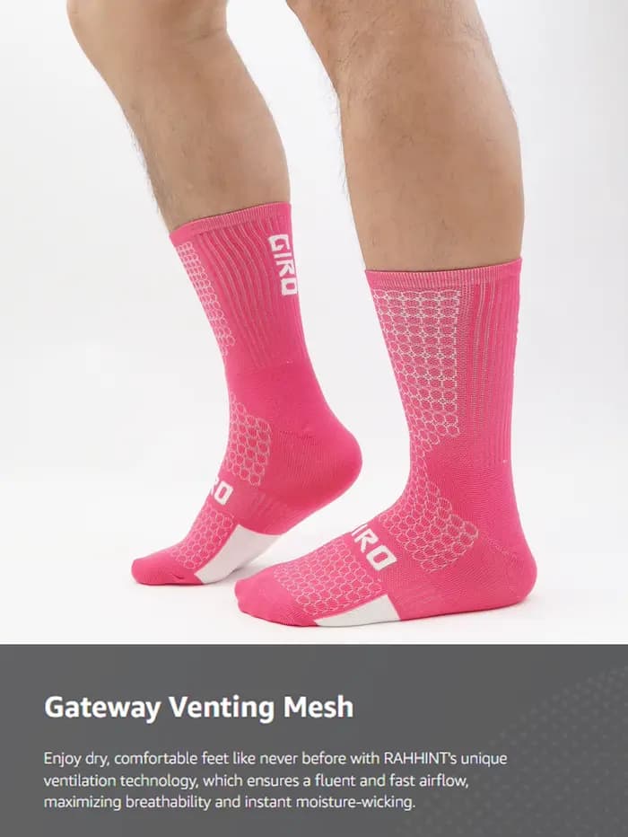 Chaussettes de cyclisme hommes 4 paires/ensemble
