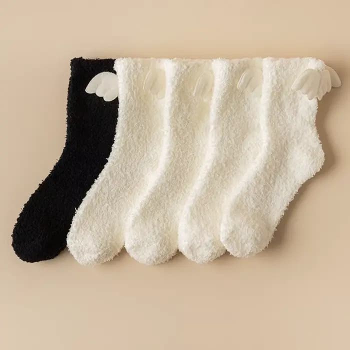 Chaussettes épaisses en coton doux pour femmes