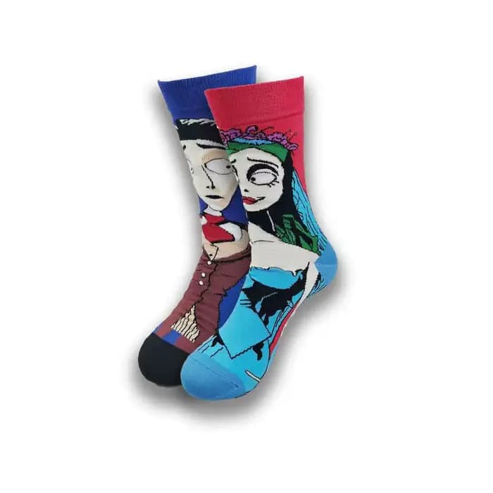 Chaussettes de dessin animé et cancers pour hommes et femmes