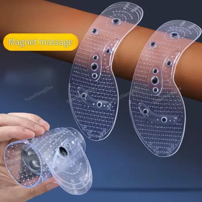 Acupression sur pied chaussures semelle intérieure aimant Massage semelles en Silicone pour hommes médicaux augmenter le temps femmes perdre du poids semelle de chaussure
