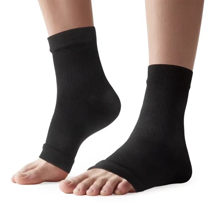 1 paire de chaussettes de neuropathie-thérapie de neurite périphérique Compression diabétique bout ouvert manchons de
