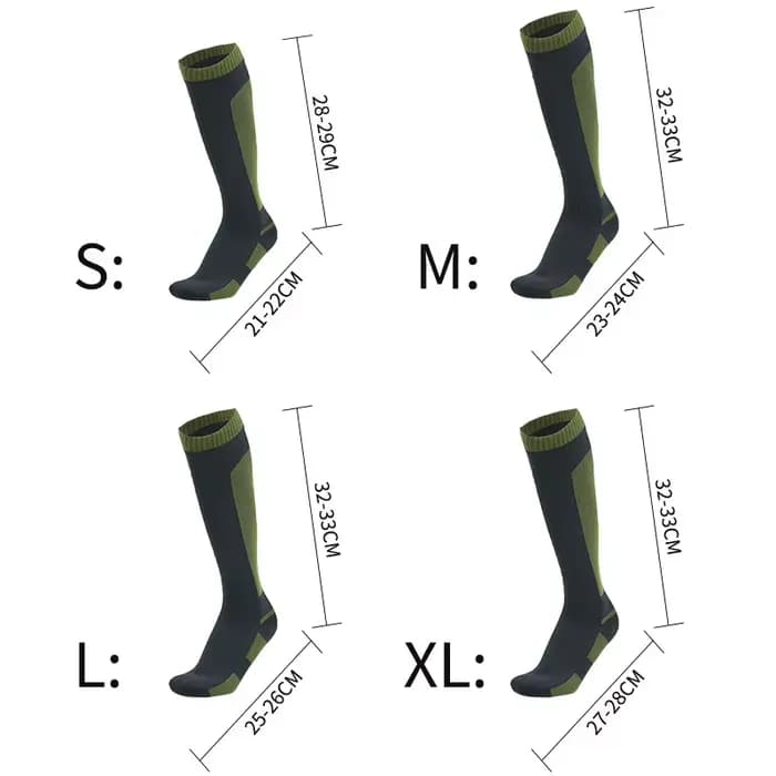 Chaussettes imperméables d'extérieur pour randonnée