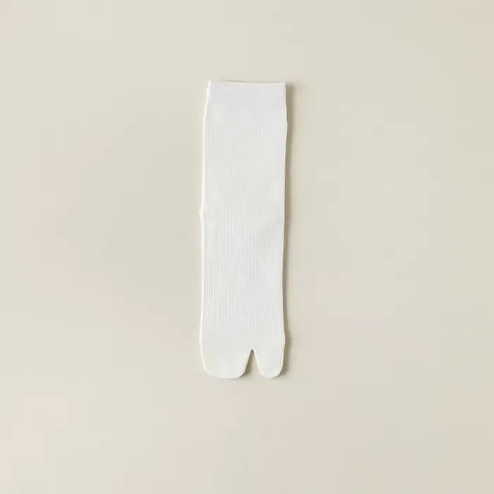 Mode Style japonais Tabi orteil chaussettes pour hommes femmes été fibre deux doigts