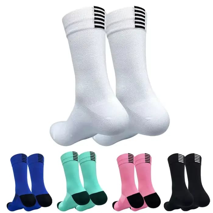2 paires de chaussettes de cyclisme pour hommes