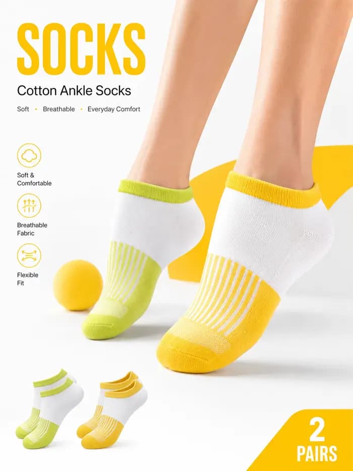 1/4/6 paires de chaussettes pour femmes, couleur unie, respirantes, en coton, rembourrées, coupe basse, pour le sport, la course, antidérapantes, évacuant l'humidité