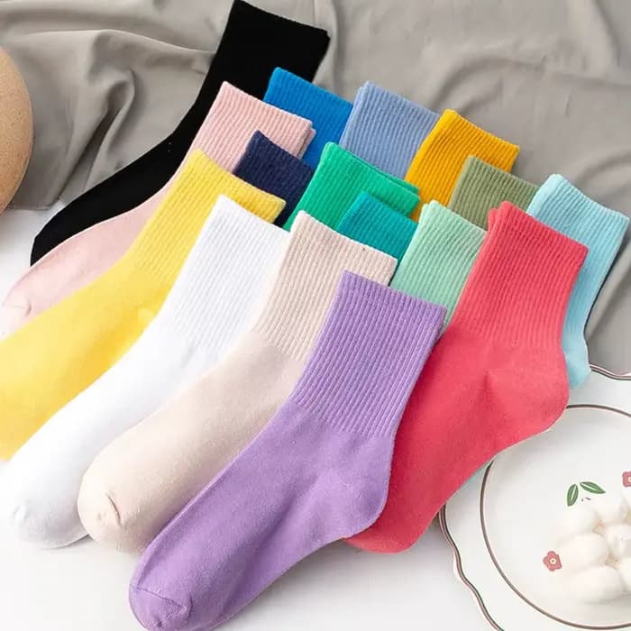 Chaussettes 100 coton pour femmes