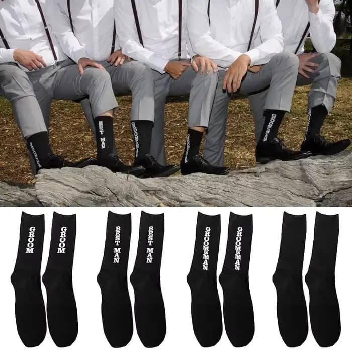 Chaussettes de mariage pour hommes