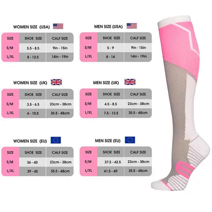 Chaussettes de Compression pour mollets
