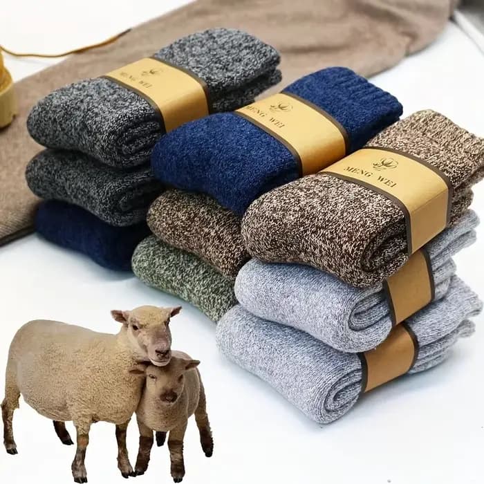 3/5 paires de chaussettes chaudes pour hommes