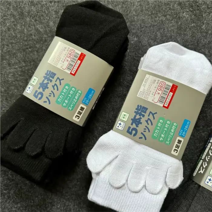 Chaussettes à Cinq Doigts pour Homme