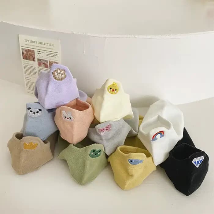 Chaussettes courtes de printemps et d'été pour femmes et filles