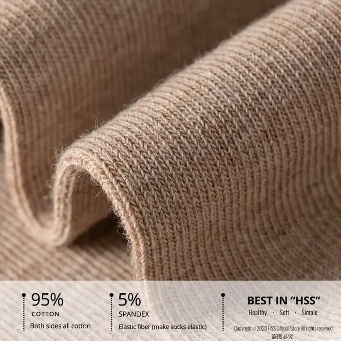 5/10 paires 95% coton peigné chaussettes hommes robe d'affaires