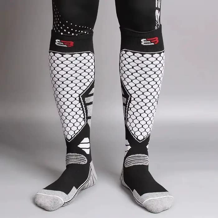 1 paire de chaussettes de Ski en laine mérinos pour femmes et hommes