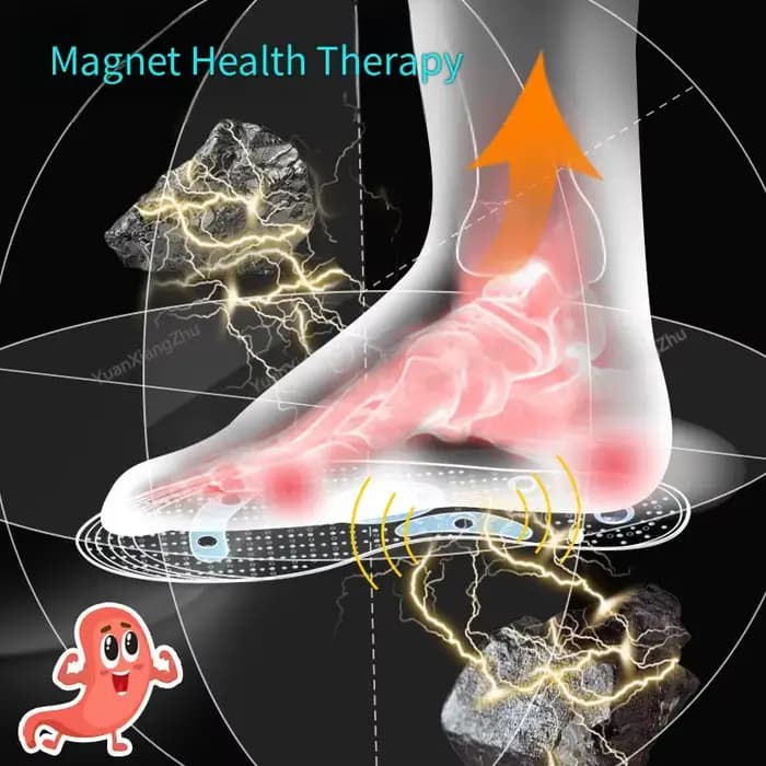 Acupression sur pied chaussures semelle intérieure aimant Massage semelles en Silicone pour hommes médicaux augmenter le temps femmes perdre du poids semelle de chaussure