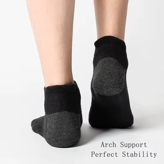 AOTOLK 6/12 paires coton homme et femme chaussettes sport couleur unie