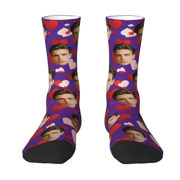 Chaussettes avatar personnalisées pour hommes et femmes