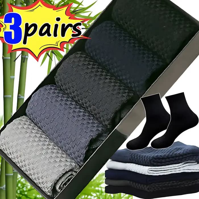 Chaussettes en Fiber de bambou pour hommes et femmes