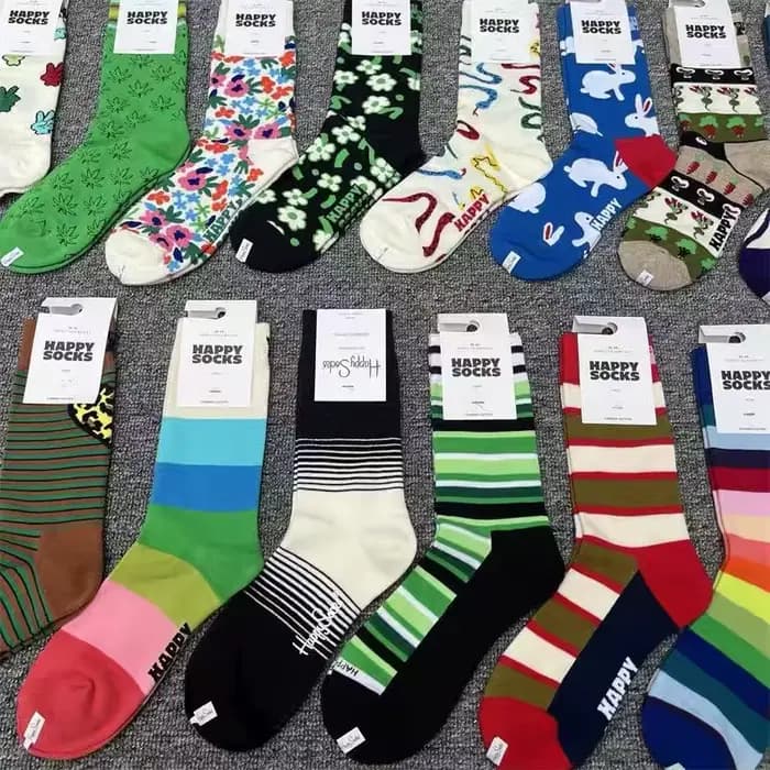 Chaussettes colorées drôles