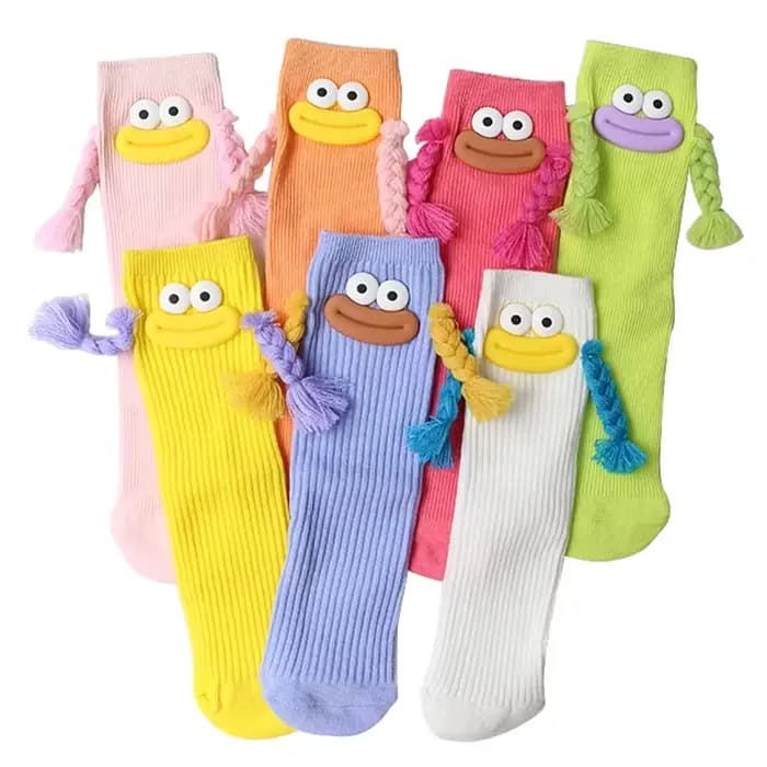 Chaussettes mi-mollet pour filles