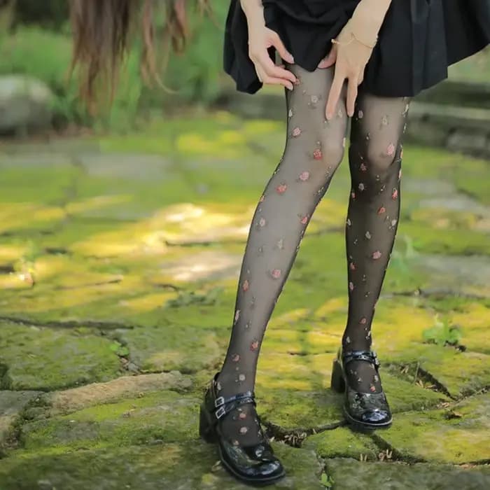 Bas de cuisse de style japonais pour femmes