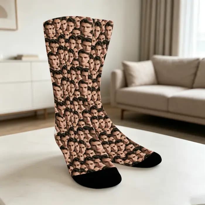 Chaussettes personnalisées avec photo