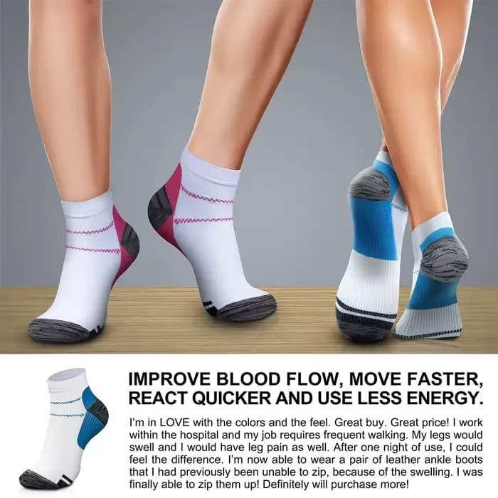 7Paires / 5Paires Chaussettes de compression Fasciite plantaire Relief Coussinets de pied pour femmes Hommes Soutien de cheville Talon Éperons Chaussettes de protection de la douleur