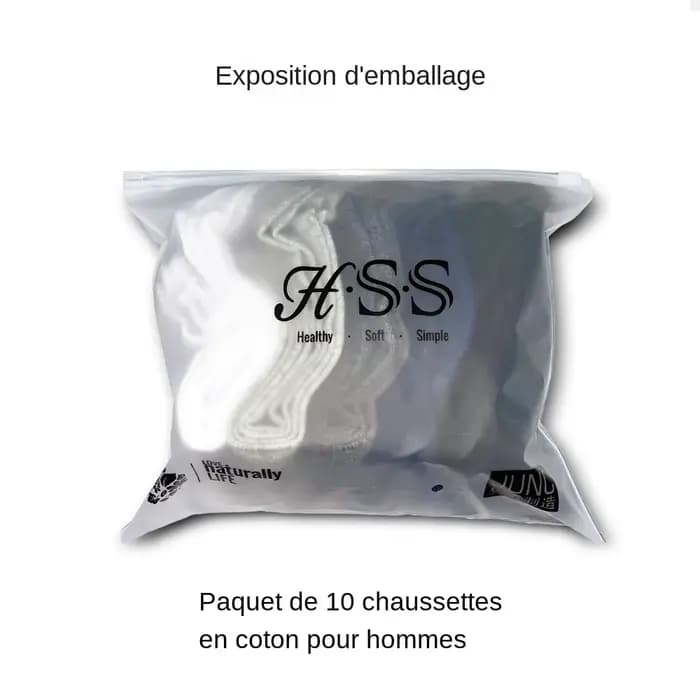 Chaussettes en coton mélangé pour hommes