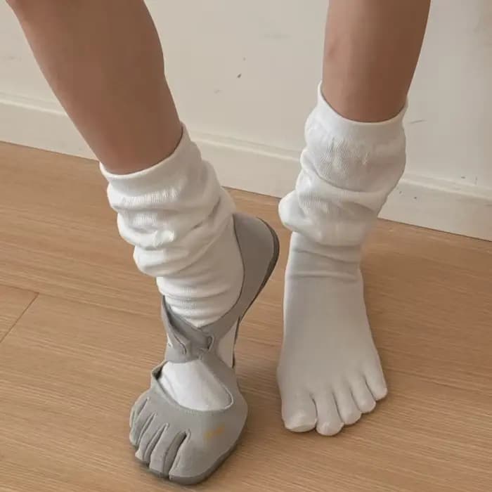 Chaussettes à cinq doigts pour femmes