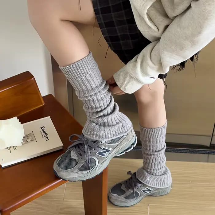 Chaussettes mi-mollet mi-longues pour femmes