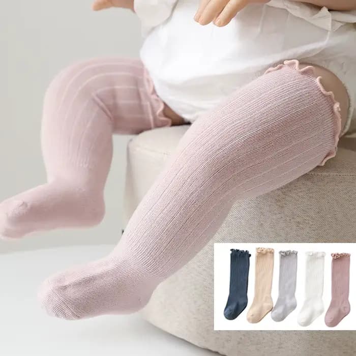 Chaussettes antidérapantes pour bébé fille