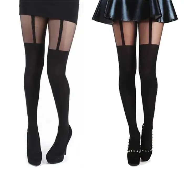 Faux porte-jarretelles pour femmes