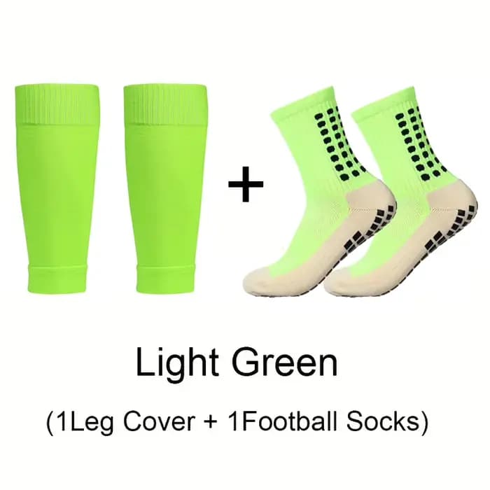 1 ensemble de chaussettes de Football antidérapantes et Anti-friction