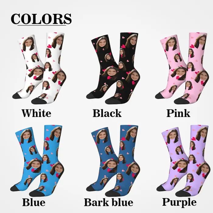 Chaussettes avatar personnalisées pour hommes et femmes