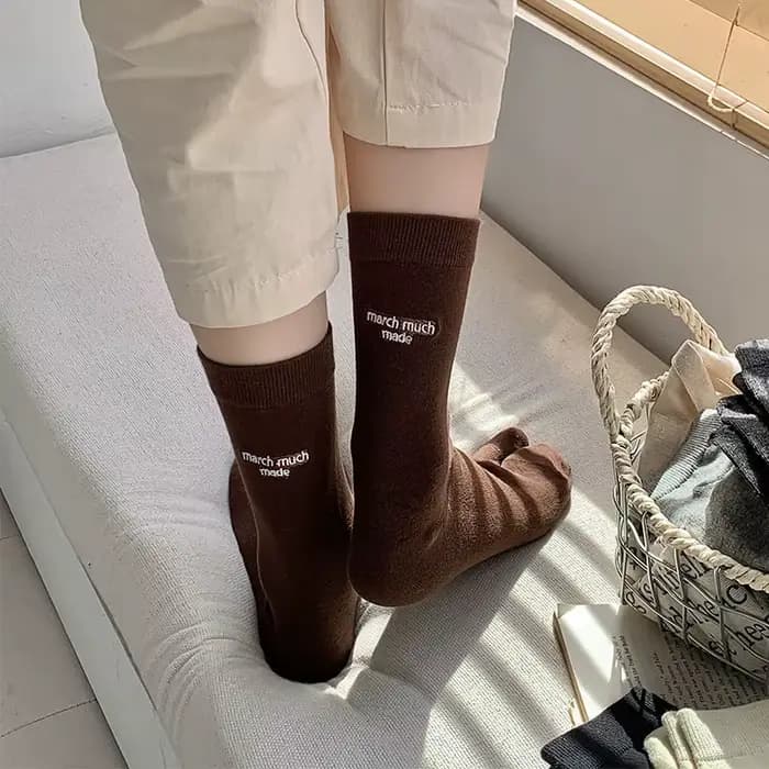 Chaussettes à bout fendu pour femmes