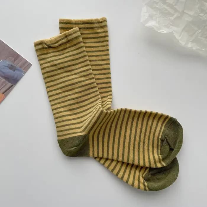 Chaussettes esprit en coton français