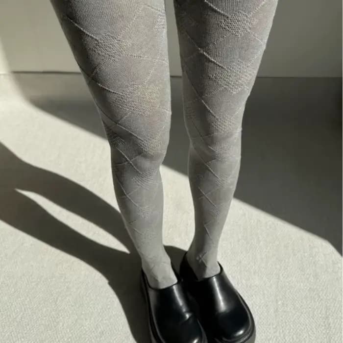 Leggings de style britannique vintage collants élégants pour femmes