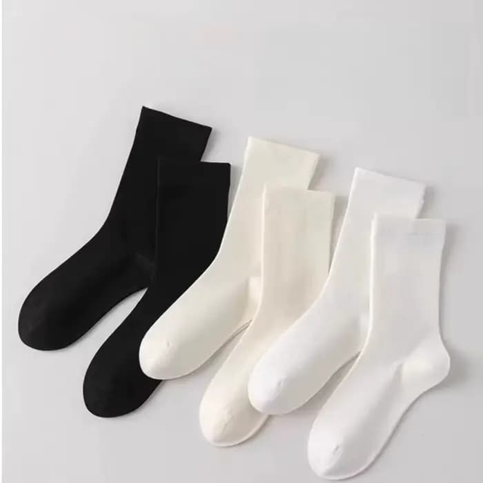 5 paires de chaussettes mi-mollet pour femmes