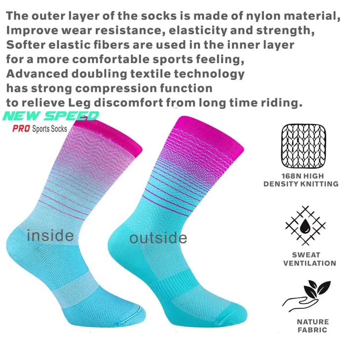 Sports 2025 Nouveau unisexe cyclisme Sport chaussettes en plein air TIMUBIKE hommes