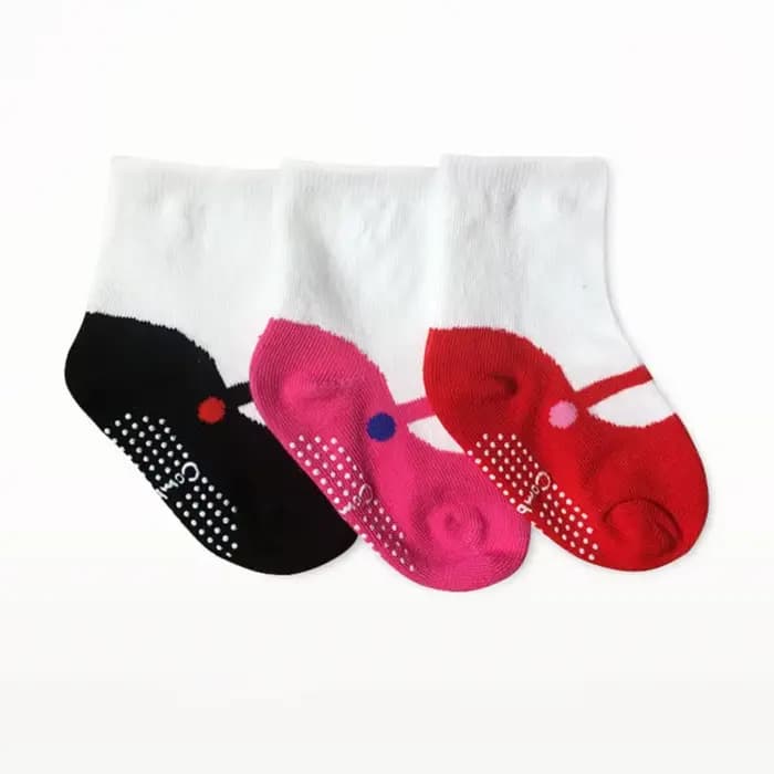 3 paires de chaussettes pour bébés filles