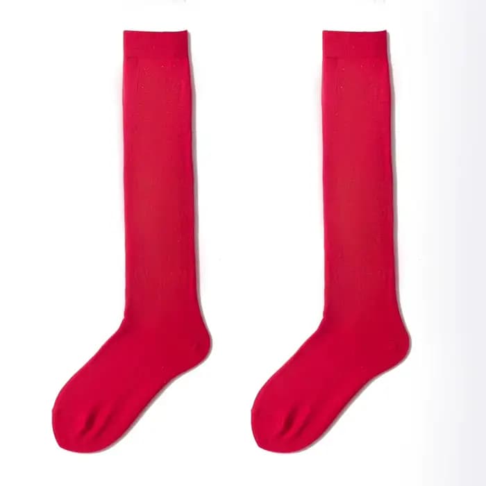 Chaussettes hautes tendance et colorées pour femmes