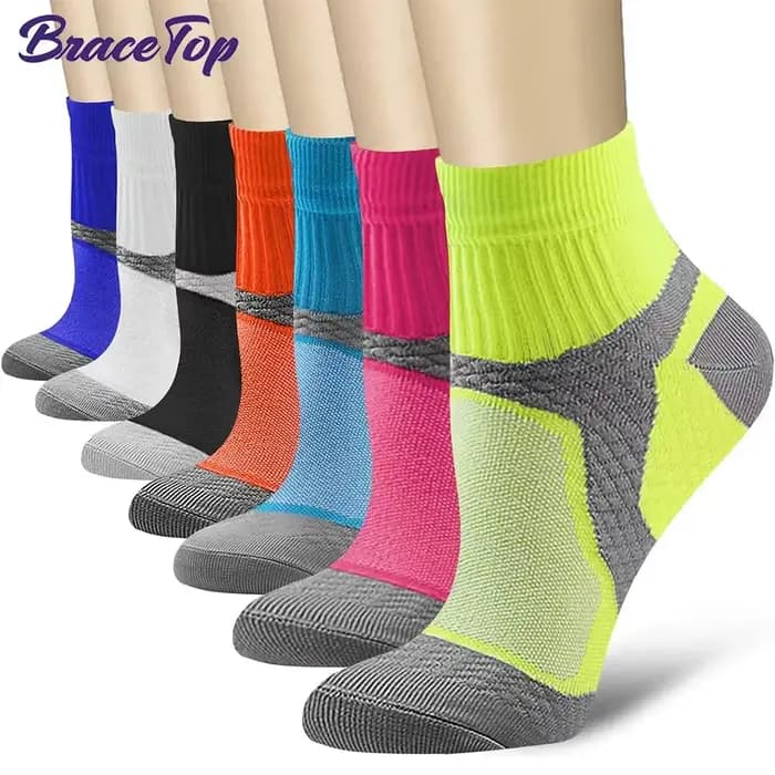 1 paire de chaussettes de Compression de sport pour hommes et femmes